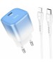 СЗУ HOCO (6931474769381) C101Aai 1Type-C PD 20W , Blue ice