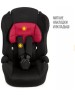 Детское автомобильное кресло ZLATEK KRES4135 ZL513 Lux разборное гр.I/II/III, гламур красный