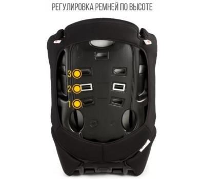 Детское автомобильное кресло ZLATEK KRES4135 ZL513 Lux разборное гр.I/II/III, гламур красный