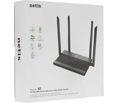 NETIS Wi-Fi маршрутизатор 1200MBPS 1000M DUAL BAND N3