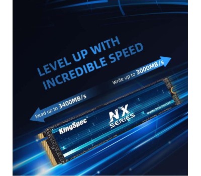Накопитель SSD KINGSPEC SSD накопитель NX-2TB 2ТБ, M.2 2280, PCIe 3.0 x4, NVMe, M.2