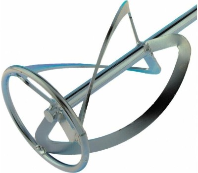 Насадка СИБРТЕХ Насадка для миксера, для легких растворов, 120 х 590 мм, оцинкованная, хвостовик резьба М14 848977