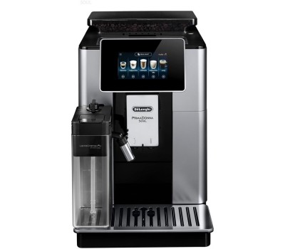 DELONGHI Кофемашина автоматическая Primadonna Soul ECAM610.55.SB, 19Бар, с автоматическим капучинатором, черный/серебристый