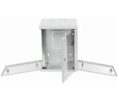 Электроника / Телекоммуникационные шкафы ЦМО Шкаф коммутационный ШРН-8.255-10 настенный, стеклянная передняя дверь, 8U, 320x420x305 мм