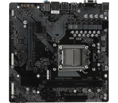 Материнская плата Gigabyte B650M S2H {SocketAM5, AMD B650, mATX, Ret}