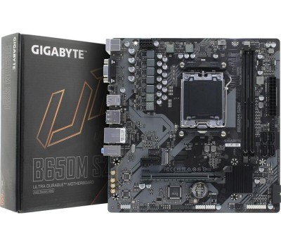 Материнская плата Gigabyte B650M S2H {SocketAM5, AMD B650, mATX, Ret}