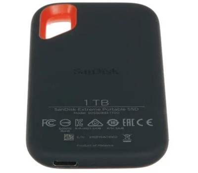 SANDISK Твердотельный накопитель SSD Extreme 1TB Portable SSD - up to 1050MB/s Read and 1000MB/s Write Speeds, USB 3.2 Gen 2, 2-meter drop protection and IP55 resistance
