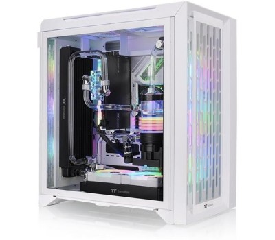 Корпус для ПК THERMALTAKE Корпус CA-1X7-00F6WN-01 CTE C700 TG ARGB Snow/White/Win/SPCC/Tempered Glass*2/CT140 ARGB Fan*3/Brown Box