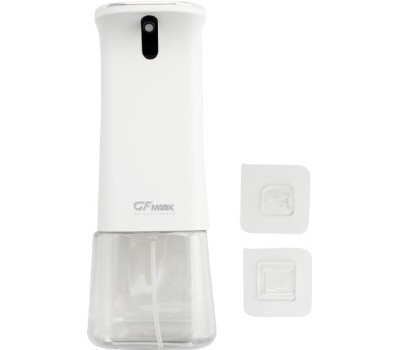 GFmark - Дозатор СЕНСОРНЫЙ, ДЕЗИНФЕКЦИЯ, НАСТОЛЬНЫЙ, пластик АБС, БЕЛЫЙ, 350 мл, питание 3АА 726