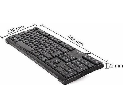 Клавиатура A4TECH KR-750 USB черный