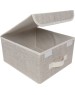 ДЛЯ ДОМА ЕГ (17100) Linen Короб для хранения 28x30x16 см - 12