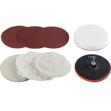 ЗУБР Набор кругов 3591-125-H7 d=125мм (шлифовальные машины/дрели) (упак.:7шт)