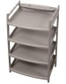 Этажерка HOMVER Рамбай для обуви 4 полки, 505х410х805мм (серый) 221307335/04