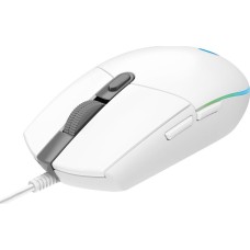 LOGITECH Мышь проводная G102 LightSync, игровая, оптическая, USB, 8000dpi, белый [910-005809]