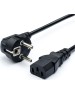 NONAME Кабель питания IEC C13 - Евровилка, 0,5мм2, 1.5м, черный