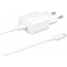 СЗУ SAMSUNG Сетевое зарядное устройство EP-T1510X, USB-C, 15Вт, 2A, белый [ep-t1510xwegru]