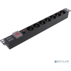 Exegate EX280837RUS Блок розеток ExeGate ServerPro PDU-19H702 Al-7S-C14-SW-O, 19