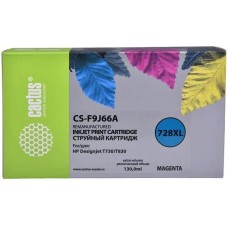 Картридж CACTUS Картридж CS-F9J66A, 728XL, пурпурный / CS-F9J66A