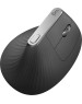 LOGITECH Мышь беспроводная MX Vertical, Bluetooth/Радио, вертикальная, оптическая, USB, 4000dpi, черный и серебристый [910-005449]