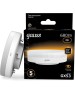GAUSS Лампа светодиодная 8Вт цок.:GX53 таблетка 220B св.свеч.бел.теп. Tablet (упак.:10шт) (108008108)