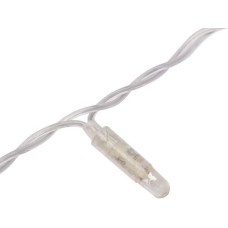 NEON-NIGHT Гирлянда светодиодная Занавес 2х9м 1200 LED ТЕПЛЫЙ БЕЛЫЙ прозрачный ПВХ IP65 эффект мерцания соединяется 230В нужен блок 303-500-1
