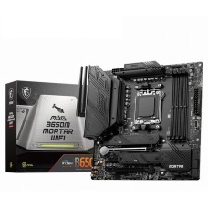 Материнская плата MSI Материнская плата MAG B650M MORTAR WIFI B650, AM5, 4*DDR5, 2*PCIEx16, 1*PCIEx1, 2*M.2, 2*TypeC, 3*USB3.2Gen2, 6*USB3.2Gen1, 4*USB2.0, 6*SATA3.0, 2.5G, DP, HDMI, M-ATX, RTL