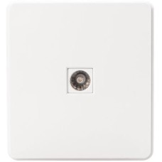 KRANZ Розетка ROUND TV с/у перламутр