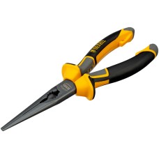 Длинногубцы DENZEL Длинногубцы прямые 205 мм, трехкомпонентные рукоятки 17302