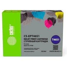Картридж CACTUS Картридж CS-EPT46S1, T46S1, фото черный / CS-EPT46S1