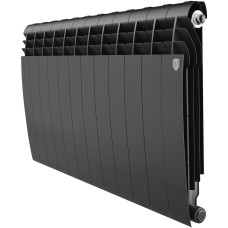 Радиатор ROYAL THERMO Радиатор биметаллический BILINER B 500 Чёрный - 12 секц