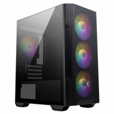 Корпус MSI Корпус для ПК MAG FORGE M100R, Global, 1xUSB 3.0, 2xUSB 2.0, 4x120mm ARGB Fan, ESD ARGBControl Board, Tempered Gl