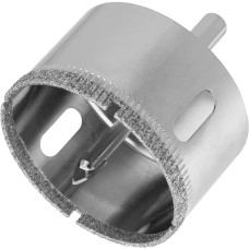 СИБРТЕХ Сверло по керамической плитке и стеклу, 50 х 55 мм, шестигранный хвостовик, с центрующим сверлом 72722