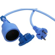 POWERCUBE Сетевой удлинитель PC-2F-R-30(IP) 30м (1 розетка) синий (коробка)