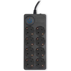 IPPON Сетевой фильтр BK-8-EU-3-16-B 3м (8 розеток) черный (коробка)