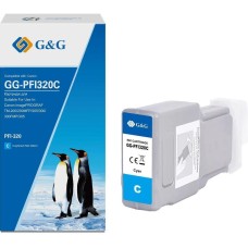 Картридж струйный G&G Картридж струйный GG-PFI320C PFI-320C голуб.пигм. (300мл) для Canon imagePrograf TM-200/200MFP/205/300/300MFP/305