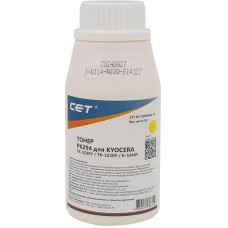 CET Тонер PK294, для Kyocera Ecosys M5521cdn/M5526cdw/M6630cidn/P5021cdn/P5026cdn/P6230cdn, желтый, 50грамм, бутылка