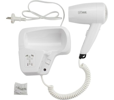 Аксессуары для ванной комнаты и туалета GFMARK 6810 Фен для волос в ванную комнату с боковым крепление