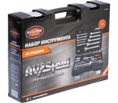 Набор инструментов AV STEEL (AV-011082) 82 предм. профессион