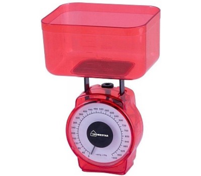Весы кухонные HOMESTAR HS-3004М (002795) красный