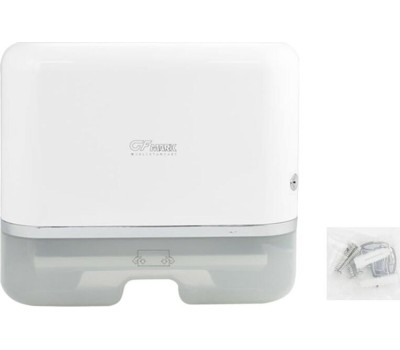 Аксессуары для ванной комнаты и туалета GFMARK 911 Контейнер для бумажного полотенца на две пачки с ключом пластиковый - прямой Под Z салетк