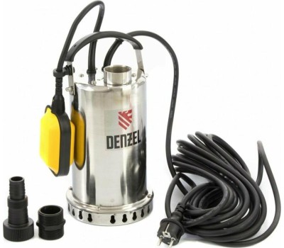 Дренажный насос DENZEL Дренажный насос DP600X, 600 Вт, подъем 7,5 м, 8500 л/ч 97220