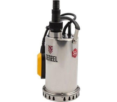 Дренажный насос DENZEL Дренажный насос DP600X, 600 Вт, подъем 7,5 м, 8500 л/ч 97220