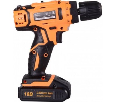 Аккумуляторная дрель-шуруповерт ВИХРЬ ДА-18Л-2