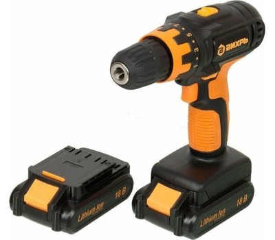 Аккумуляторная дрель-шуруповерт ВИХРЬ ДА-18Л-2