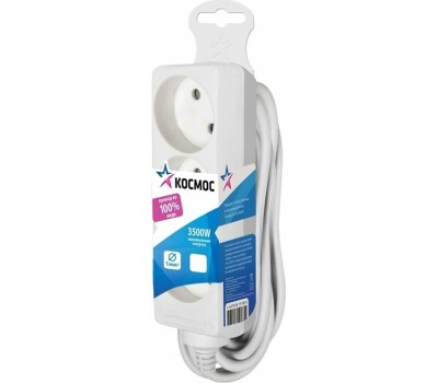 Удлинитель КОСМОС YKSM5M-3G(K)