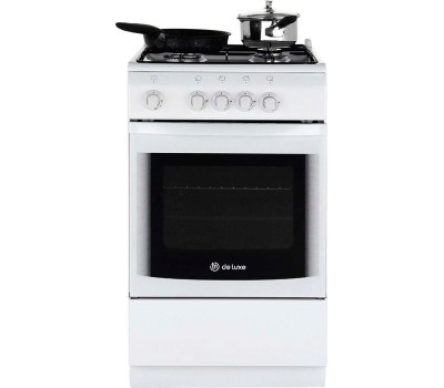 Плита газовая DE LUXE 5040.37г(кр) белый