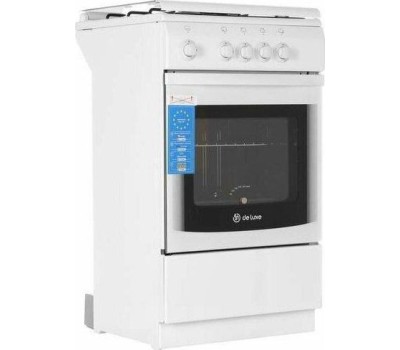 Плита газовая DE LUXE 5040.37г(кр) белый