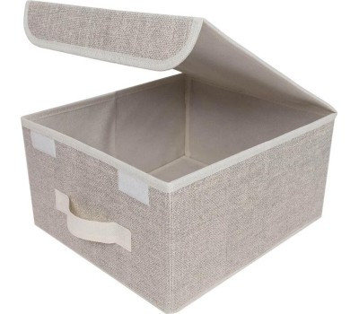 ДЛЯ ДОМА ЕГ (17100) Linen Короб для хранения 28x30x16 см - 12