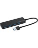 USB ХАБЫ HARPER HUB-04P Black