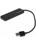 USB ХАБЫ HARPER HUB-04P Black